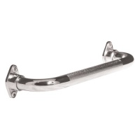 AquaSense Knurled Chrome Grab Bar with Rotating Flange, 12 Inches AquaSense Knurled Chrome Grab Bar with Rotating Flange, 12 Inches
