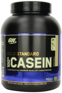 Optimum Nutrition 100% Casein Protein, Creamy Vanilla, 4 Pound Optimum Nutrition 100% Casein Protein, Creamy Vanilla, 4 Pound