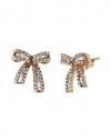 Effy Jewlery 14K Rose Gold Diamond Ribbon Earrings, .52 TCW