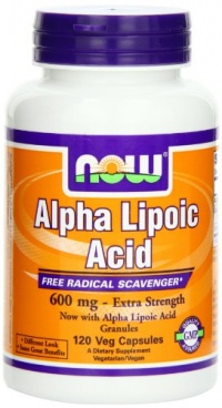 NOW Foods Alpha Lipoic Acid 600mg, 120 Vcaps NOW Foods Alpha Lipoic Acid 600mg, 120 Vcaps