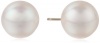 14k Gold 7.5-8mm White Freshwater Cultured AA Quality Pearl Earrings