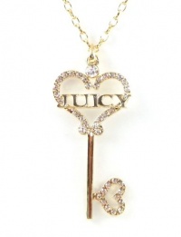Gold Tone Designer Inspired Crystal Heart Shaped Big 2.5 Key Pendant and Necklace - Comes Gift Boxed Gold Tone Designer Inspired Crystal Heart Shaped Big 2.5 Key Pendant and Necklace - Comes Gift Boxed