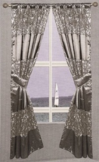 Popular Bath Sinatra Silver Window Curtain Popular Bath Sinatra Silver Window Curtain