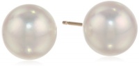 14k Yellow Gold 8.5-9mm AAA Akoya Cultured Pearl Earrings 14k Yellow Gold 8.5-9mm AAA Akoya Cultured Pearl Earrings