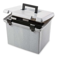 Pendaflex 41747 Portfile Portable File Box, Granite, 1 Each(41747) Pendaflex 41747 Portfile Portable File Box, Granite, 1 Each(41747)
