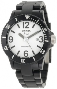 Invicta Women's 1208 Angel White Dial Black Plastic Watch Invicta Women's 1208 Angel White Dial Black Plastic Watch