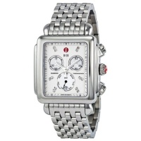 Michele Deco XL Diamond Chronograph Mother of Pearl Stainless Steel Ladies Watch MWW06Z000012 Michele Deco XL Diamond Chronograph Mother of Pearl Stainless Steel Ladies Watch MWW06Z000012