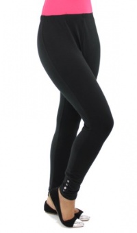 Style&co. Plus Size Pants, Ankle Stud Leggings (1X, Ebony Black) Style&co. Plus Size Pants, Ankle Stud Leggings (1X, Ebony Black)