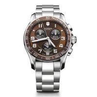 Victorinox Swiss Army Chronograph Classic Brown Dial Men's Watch - V249036 Victorinox Swiss Army Chronograph Classic Brown Dial Men's Watch - V249036