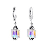 SCER013 Sterling Silver Crystal Designer Earrings Made with Swarovski Elements SCER013 Sterling Silver Crystal Designer Earrings Made with Swarovski Elements