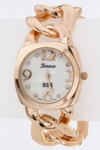 TRENDY FASHION CHUNKY CHAIN BRACELET WATCH BY FASHION DESTINATION | (Rosegold) TRENDY FASHION CHUNKY CHAIN BRACELET WATCH BY FASHION DESTINATION | (Rosegold)