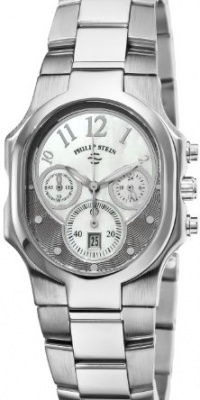 Philip Stein Women's 22-FGR-SS Classic Chronograph Dial Watch Philip Stein Women's 22-FGR-SS Classic Chronograph Dial Watch
