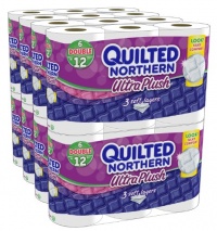 Quilted Northern Ultra Plush Bath Tissue, 48 Double Rolls (Packaging May Vary) Quilted Northern Ultra Plush Bath Tissue, 48 Double Rolls (Packaging May Vary)