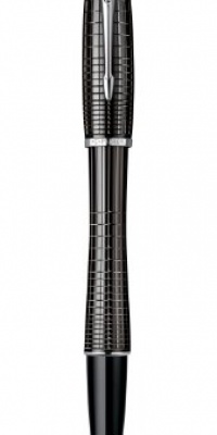 Parker Urban Premium Chiseled Medium Point Fountain Pen, Metallic Black (1774704) Parker Urban Premium Chiseled Medium Point Fountain Pen, Metallic Black (1774704)
