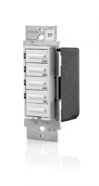 Leviton LTB60-1LZ Decora 1800W Incandescent/20A Resistive-Inductive 1HP Preset 10-20-30-60 Minute Countdown Timer Switch,White/Ivory/Light Almond Leviton LTB60-1LZ Decora 1800W Incandescent/20A Resistive-Inductive 1HP Preset 10-20-30-60 Minute Countdown Timer Switch,White/Ivory/Light Almond