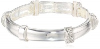 Kenneth Cole New York Bracelet Item Silver Pave Segmented Stretch Bracelet, 7.5 Kenneth Cole New York Bracelet Item Silver Pave Segmented Stretch Bracelet, 7.5