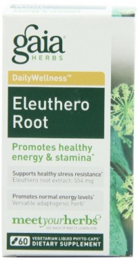 Gaia Herbs Eleuthero Root, 60 Liquid Phyto-Capsules Gaia Herbs Eleuthero Root, 60 Liquid Phyto-Capsules