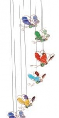 Red Carpet Studios Ltd. Spiral Tunes Suncatchers Butterfly Mosaic Mobile Red Carpet Studios Ltd. Spiral Tunes Suncatchers Butterfly Mosaic Mobile