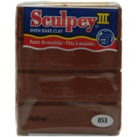 Sculpey III Polymer Clay 2 Ounces-Chocolate Sculpey III Polymer Clay 2 Ounces-Chocolate