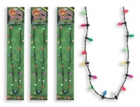 Lotsa Lites Christmas Holiday Flashing Light Bulbs Necklace (sold individually) Lotsa Lites Christmas Holiday Flashing Light Bulbs Necklace (sold individually)