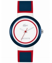 Rock some preppy color this season with this unisex Goa watch by Lacoste! Rock some preppy color this season with this unisex Goa watch by Lacoste!