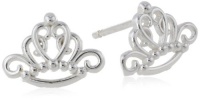Disney Princess Sterling Silver Crown Stud Earrings Disney Princess Sterling Silver Crown Stud Earrings