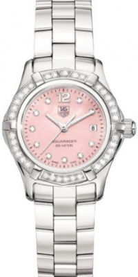 TAG Heuer Women's WAF141B.BA0813 Aquaracer Diamond Accented Watch TAG Heuer Women's WAF141B.BA0813 Aquaracer Diamond Accented Watch