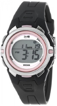 Timex Women's T5K6839J 1440 Sports Digital Mid-Size Gray and Pink Resin Watch Timex Women's T5K6839J 1440 Sports Digital Mid-Size Gray and Pink Resin Watch