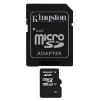 Kingston 4 GB microSDHC Class 4 Flash Memory Card SDC4/4GBET Kingston 4 GB microSDHC Class 4 Flash Memory Card SDC4/4GBET