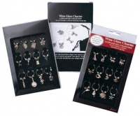 Set of 12 Land & Sea Wine Glass Charms - 8351 with Storage Bag Set of 12 Land & Sea Wine Glass Charms - 8351 with Storage Bag