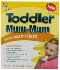 Hot-Kid Toddler Mum-Mum Rice Biscuit, Banana, 1.76 Ounce (Pack of 6) Hot-Kid Toddler Mum-Mum Rice Biscuit, Banana, 1.76 Ounce (Pack of 6)