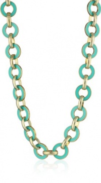 Anne Klein Bright Links Gold-Tone Enamel Necklace Anne Klein Bright Links Gold-Tone Enamel Necklace