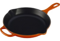 Le Creuset LS2024-3002 Signature Iron Handle Skillet, 11-3/4-Inch, Flame