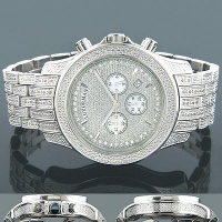 Iced Out Watches Luxurman Mens Diamond Watch 1.25ct Iced Out Watches Luxurman Mens Diamond Watch 1.25ct