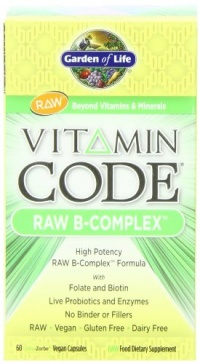 Garden of Life Vitamin Code - Raw B-Complex, 60 vegan caps Box Garden of Life Vitamin Code - Raw B-Complex, 60 vegan caps Box