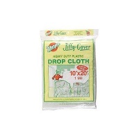 Warp Brothers JC-1020 Jiffy Cover Heavy-duty Plastic Drop Cloth Warp Brothers JC-1020 Jiffy Cover Heavy-duty Plastic Drop Cloth