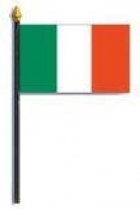 Ireland Flag 4 x 6 inch World Stick Flag made in USA by Annin Ireland Flag 4 x 6 inch World Stick Flag made in USA by Annin