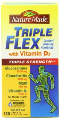Nature Made Tripleflex Triple Strength with Vitamin D, 120-Count Nature Made Tripleflex Triple Strength with Vitamin D, 120-Count
