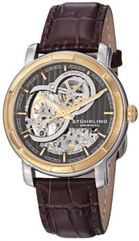 Stuhrling Original Men's 169.33GK59 Delphi Automatic Skeleton Grey Dial Watch Stuhrling Original Men's 169.33GK59 Delphi Automatic Skeleton Grey Dial Watch