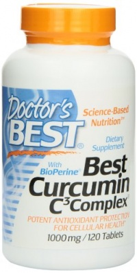 Best Curcumin C3 Complex with Bioperine (1000 mg), Tablets, 120-Count Best Curcumin C3 Complex with Bioperine (1000 mg), Tablets, 120-Count