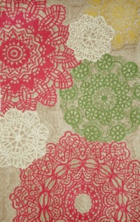 Liora Manne Ravella Crochet Rug, 7-Feet 6-Inch by 9-Feet 6-Inch, Pastel Liora Manne Ravella Crochet Rug, 7-Feet 6-Inch by 9-Feet 6-Inch, Pastel