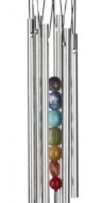 Woodstock Signature Collection 17-1/2-Inch Chakra Chime, Seven Stones