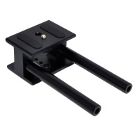 Opteka CXS-25 Universal Aluminum DSLR Camera Mount 15mm Rod System Opteka CXS-25 Universal Aluminum DSLR Camera Mount 15mm Rod System