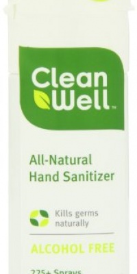 Cleanwell All-Natural Hand Sanitizer Original Scent, Pocket Size, 1-Ounce Spray Bottles (Pack of 6) Cleanwell All-Natural Hand Sanitizer Original Scent, Pocket Size, 1-Ounce Spray Bottles (Pack of 6)