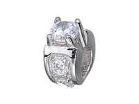 Zable (tm) Sterling Silver Engagement Ring Pandora Compatible Bead / Charm Zable (tm) Sterling Silver Engagement Ring Pandora Compatible Bead / Charm