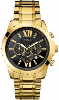 Guess Watch, Men's Chronograph Gold-tone Stainless Steel Bracelet U0193G1 Guess Watch, Men's Chronograph Gold-tone Stainless Steel Bracelet U0193G1