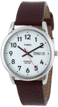 Timex Men's T20041 Easy Reader Brown Leather Strap Watch Timex Men's T20041 Easy Reader Brown Leather Strap Watch