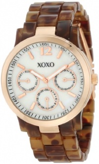 XOXO Women's XO5510 Tortoise Bracelet with Rose Gold Case Watch XOXO Women's XO5510 Tortoise Bracelet with Rose Gold Case Watch