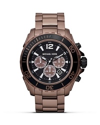 Tap into this season's tonal watch trend with this oversized style from MICHAEL Michael Kors. Designed for performance and style with chronograph movement, it's as smart as it is sleek. Tap into this season's tonal watch trend with this oversized style from MICHAEL Michael Kors. Designed for performance and style with chronograph movement, it's as smart as it is sleek.