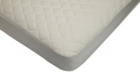 American Baby Company Organic Cotton Quilted Crib & Toddler Crib Size Fitted Mattress Pad Covers, Natural American Baby Company Organic Cotton Quilted Crib & Toddler Crib Size Fitted Mattress Pad Covers, Natural